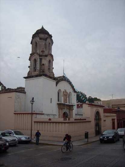 There are a lot of churches in Oaxaca.