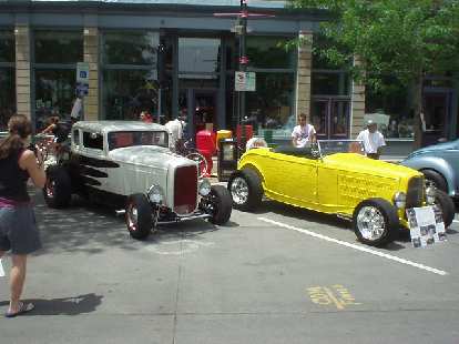 A couple of hot rods.