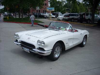 A '61 Corvette. A '61 Corvette.