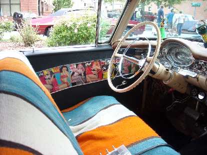 Pin-ups as the interior side panels.