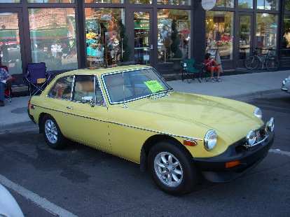 An MGB/GT from the mid- or late-70s.