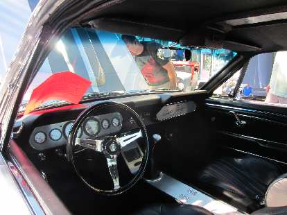 Interior of the Shelby GT500.