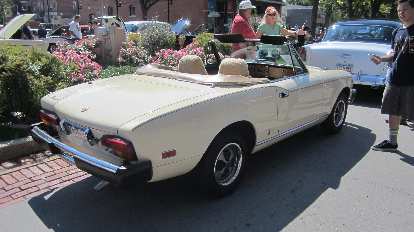 Fiat Spider, a regular at this show. Fiat Spider, a regular at this show.