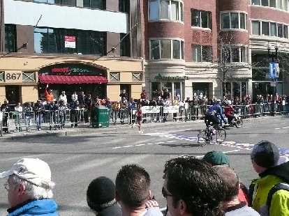 Magdalena on Boylston St., still in the lead.