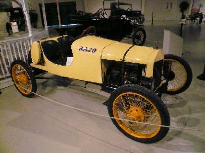 This 1916 Ford Speedster semi-racer-race car was converted from a standard Model T. The engine conversion doubled the horsepower from the 4 cylinders and made 65 mph possible, although braking was not commmensurate with the speed. This 1916 Ford Speedster semi-racer-race car was converted from a standard Model T. The engine conversion doubled the horsepower from the 4 cylinders and made 65 mph possible, although braking was not commmensurate with the speed.