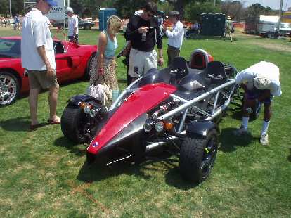 The Wrightspeed X1 was another electric vehicle.  It looked just like an Ariel Atom, because the X1 (only a prototype) used the Atom's body and chassis.