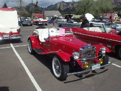 A Mercedes replica. A Mercedes replica.