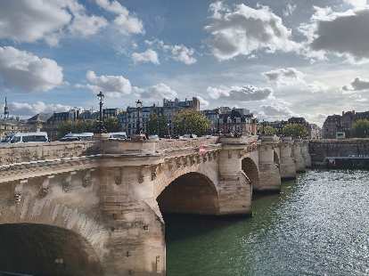 Photo: The Pont Neuf ("New Bridge," although after all these centuries it is no longer new).