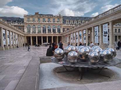 Large balls at the Palais-Royal. Large balls at the Palais-Royal.