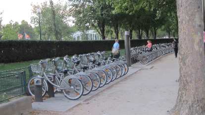 So many Velib city bikes. (05 Aug 2013)