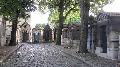 The Montmartre Cemetery.