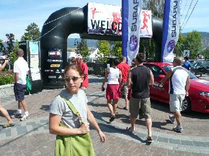 Of course, Lisa came to participate in Ironman Canada! Of course, Lisa came to participate in Ironman Canada!