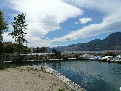 This is Skaha Lake, which the run (and the bike) of Ironman Canada goes by. This is Skaha Lake, which the run (and the bike) of Ironman Canada goes by.