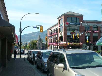 Penticton is a town in south-central British Columbia with a cute downtown.