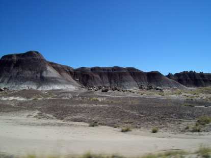 This shot of the Petrified Forest reminded me of the Bandlands of South Dakota. This shot of the Petrified Forest reminded me of the Bandlands of South Dakota.