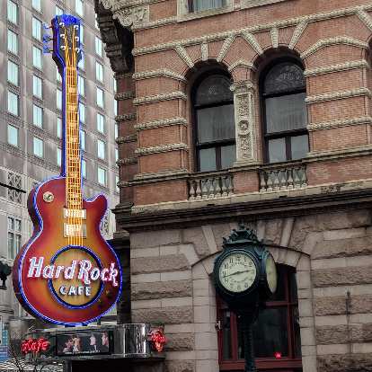 The Hard Rock Café in central Philadelphia.