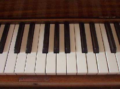 An "after" photo of the new keytops.