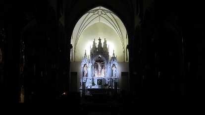 Inside the 24 Hour Chapel on Grandview Avenue. Inside the 24 Hour Chapel on Grandview Avenue.