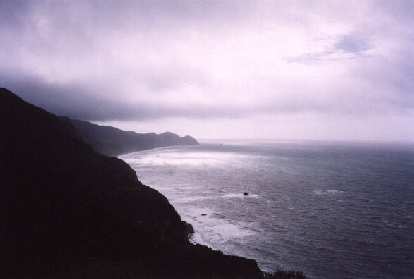 Mystical pic of the Pacific coastline. (19 Feb 2001) Mystical pic of the Pacific coastline.