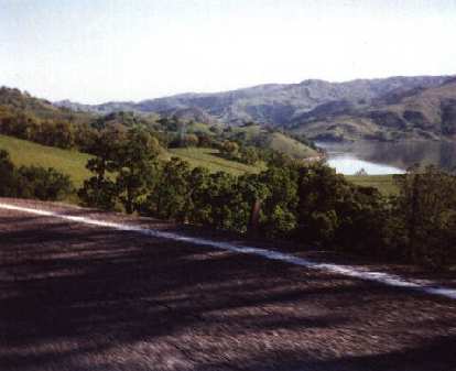 Calaveras Road geatured many rollers and hairpin turns.