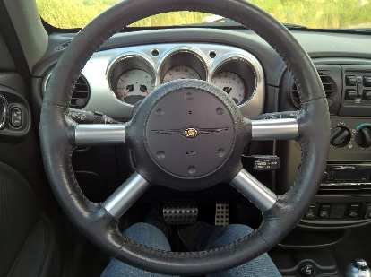 steering wheel, 2005 Chrysler PT Cruiser GT