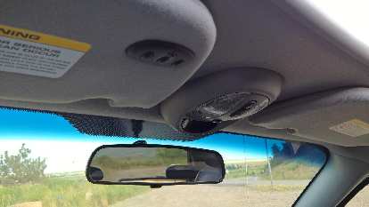remote garage door opener, sunroof, rear mirror, 2005 PT Cruiser GT.