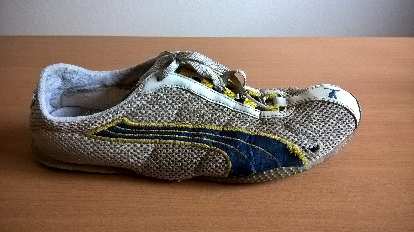 Image: worn Puma H-Street shoes after 1174 miles