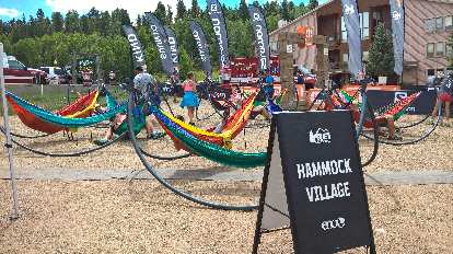 Hammock Village at 2016 Ragnar Trail Angelfire.