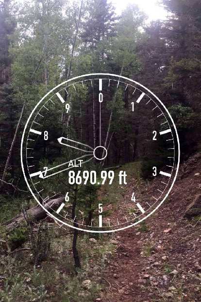 The green loop of the 2016 Ragnar Trail Angelfire relay at altitude 8691 feet.