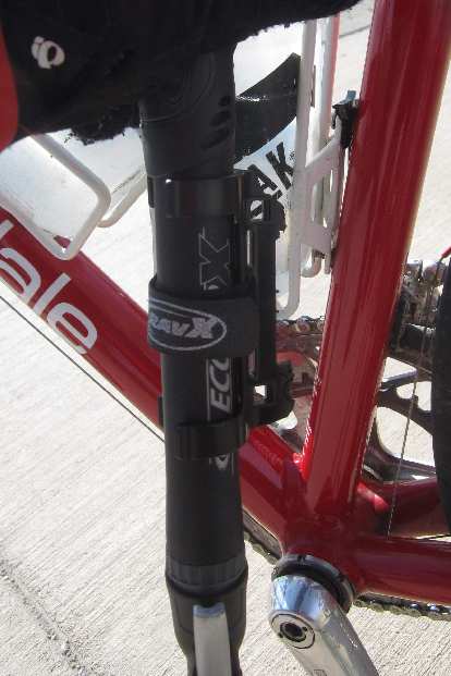 Photo: Broken bicycle pump mount.