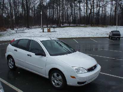 Another one of my favorite rental cars is the Ford Focus (either 3-door or 5-door hatchback), as shown here on a trip to Asheville in March 2005.  Like the PT Cruiser it is both stylish and spacious, and more fun to drive.