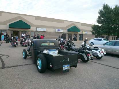 Gathering at Shelter Insurance in Evans, CO at 7:00 a.m. for the Ride for Life motorcycle tour.