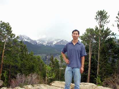 Felix Wong back at the Rocky Mountain National Park for the first time since September 2005 during the Great American Road Trip.