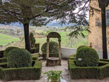 The Jardines de Cuenca at the Casa del Rey Moro.