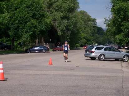 Running down Maple St., still holding on to 7th place overall.