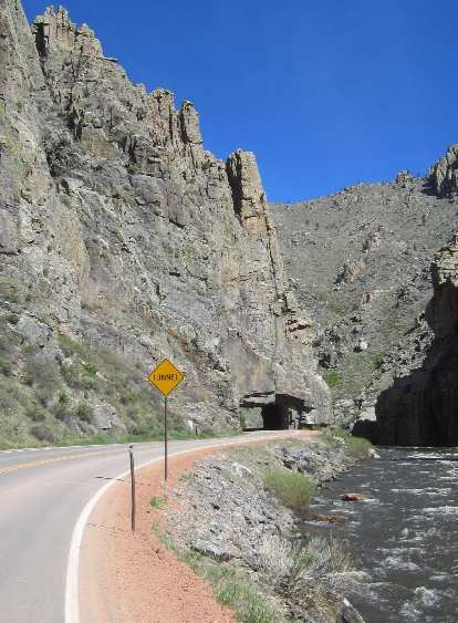 Tunnel in the Poudre Canyon