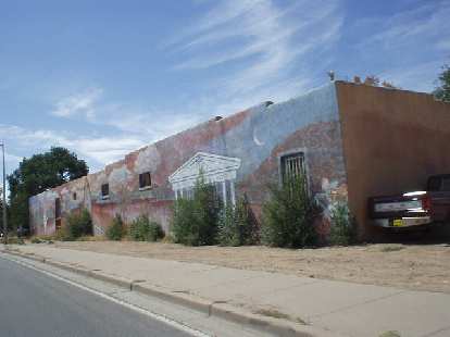 Mural on a building in Santa Fe.