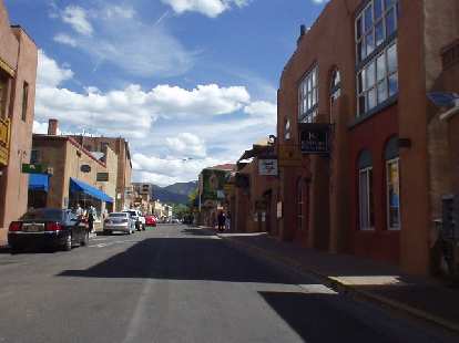 Driving through Old Town Santa Fe felt like being in a foreign country! Image with no alt text