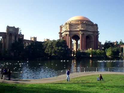 The Palace of Fine Arts.