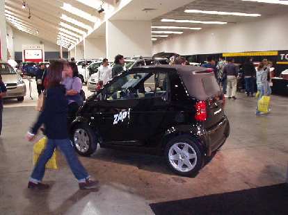 The Smart car makes it to the U.S., currently being distributed by The Smart car makes it to the U.S., currently being distributed by