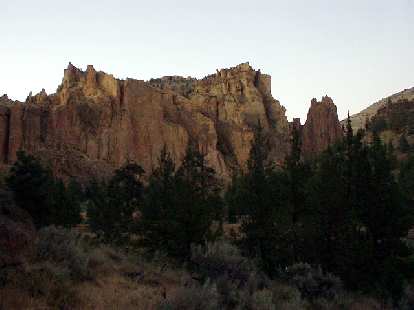 Another section of Smith Rock. There is so much rock that one could probably spend a year here and not do all of the routes! Another section of Smith Rock. There is so much rock that one could probably spend a year here and not do all of the routes!
