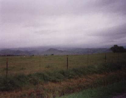 green farmland near Solvang, California