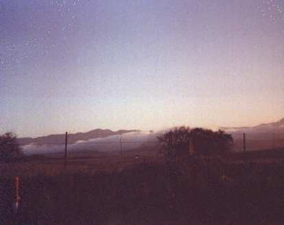 Fog during the 1999 Solvang Double Century. Fog during the 1999 Solvang Double Century.