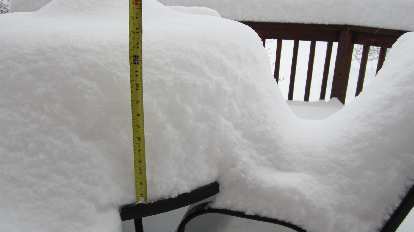 Day 2: Up to 14 inches of snow so far.