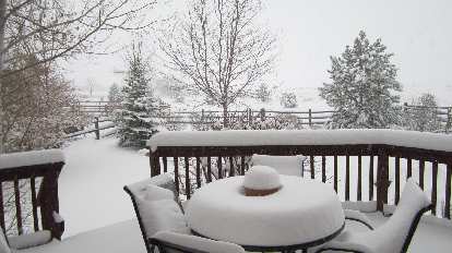 Day 1: Finally, a real dumping of snow in 2013 in Fort Collins.