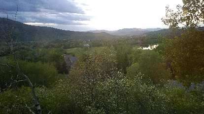 View of Steamboat Springs from Brad's townhouse.