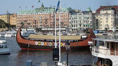 A Swedish ship. (25 Jul 2013) A Swedish ship.