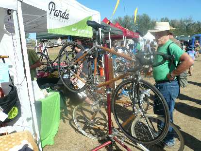 Panda bicycles are made of Bamboo and are hand-crafted in Fort Collins.