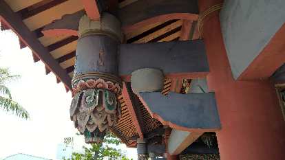 Roof detail of Fort Provintia (Chihkan Tower) in Tainan City, Taiwan. Roof detail of Fort Provintia (Chihkan Tower) in Tainan City, Taiwan.