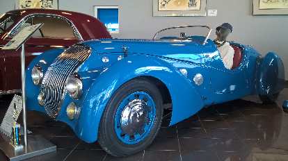 A blue 1937 Peugeot Darl'Mat, which was styled by George Paulin, a former dentist. A blue 1937 Peugeot Darl'Mat, which was styled by George Paulin, a former dentist.